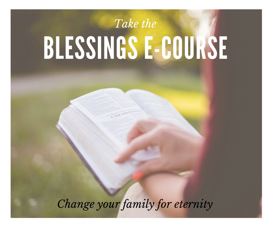 Take the Blessings e-Course! Take the Blessings e-Course!